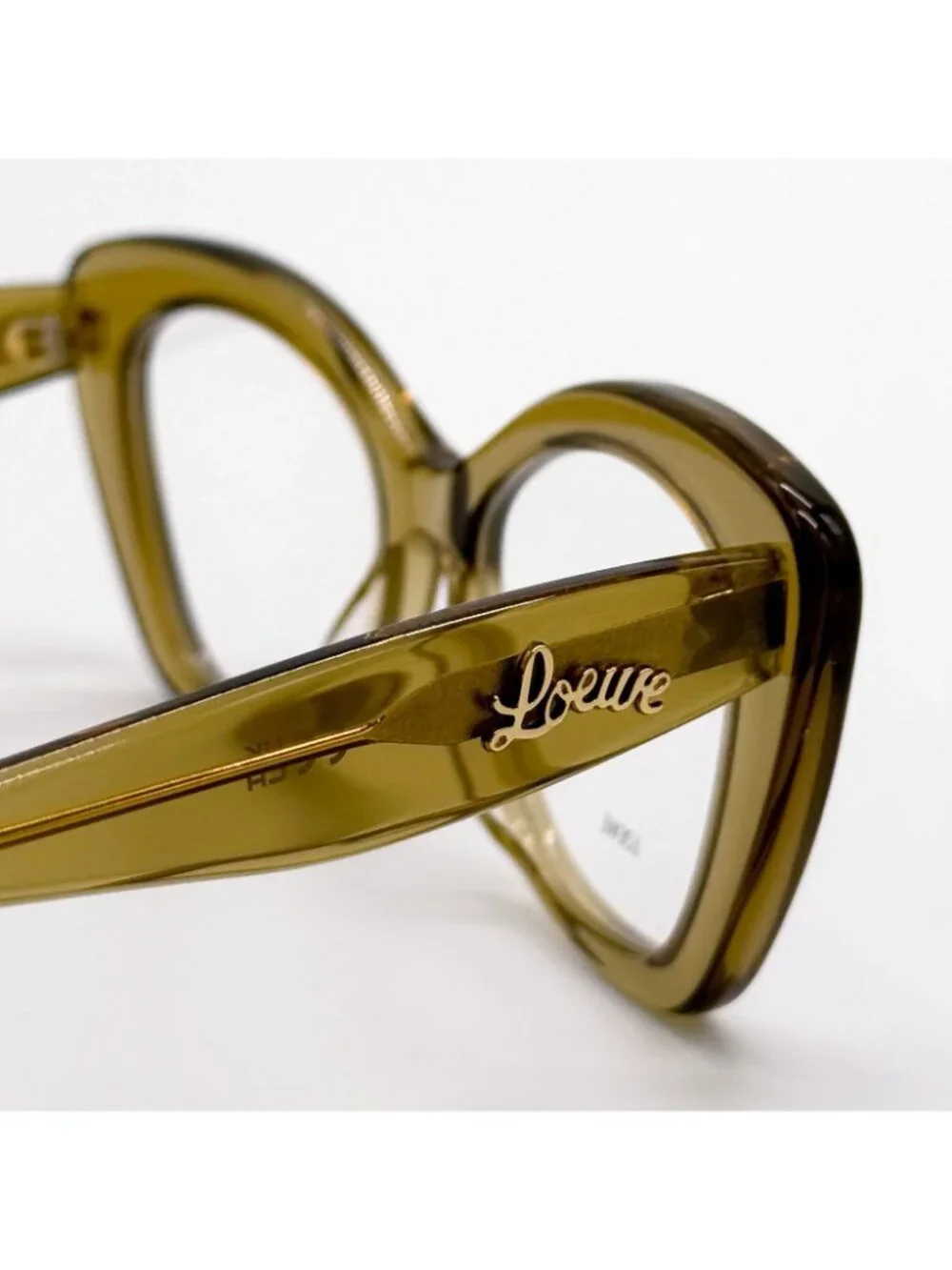 NEW LOEWE EYEGLASSES LW50067I 096 GLOSSY GREEN WOMEN EYEWEAR